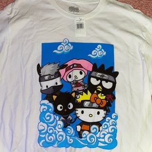 Naruto X Hello Kitty Tshirt